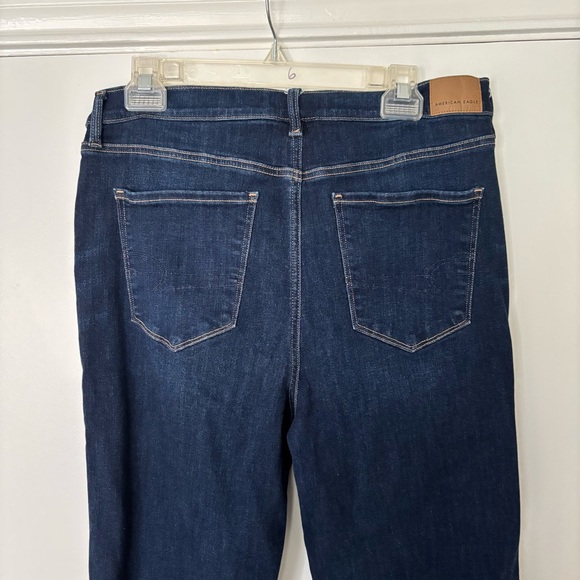 American Eagle Dark Wash Flare Jeans - Long Length - Picture 6 of 6
